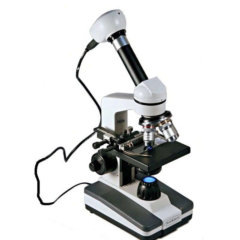 Демонстрационный монокулярный микроскоп 45°