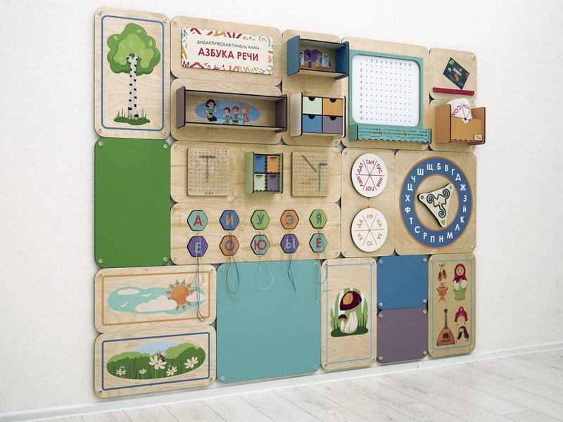 Настенная панель логопедическая «Азбука речи»