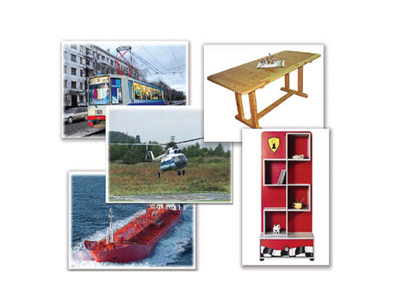 Картинки для занятий: Транспорт и предметы интерьера, 48 листов