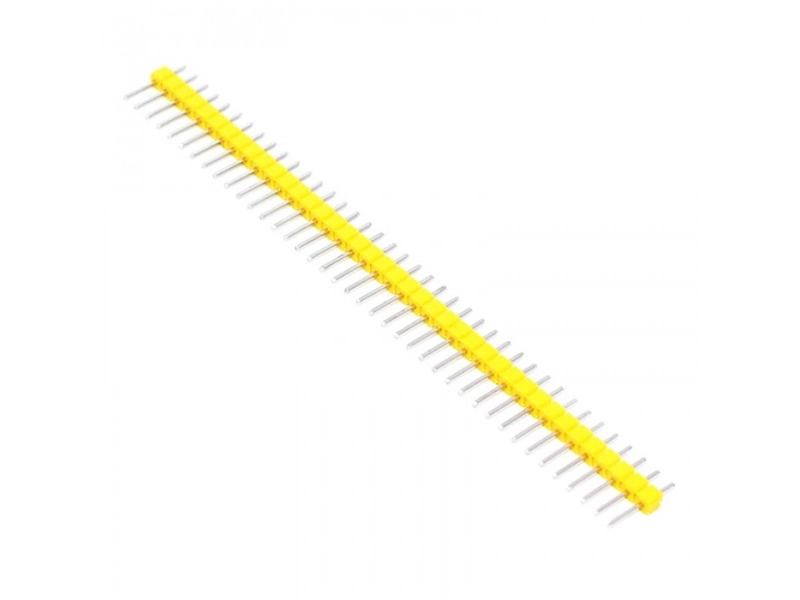 PLS-40 штыревой разъём прямой, желтый 6 мм