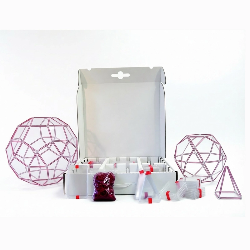 Геометрический конструктор из плексигласа — 286 шт.