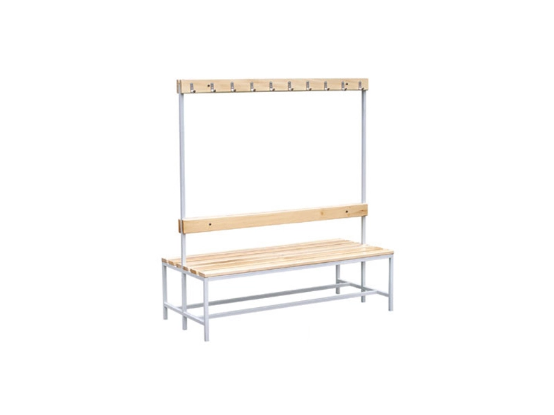 Раздевальная скамья с 20 крючками