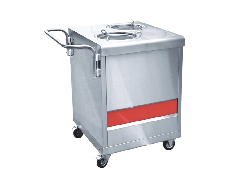 Передвижной прилавок подогрева тарелок L630 мм 30–60°C