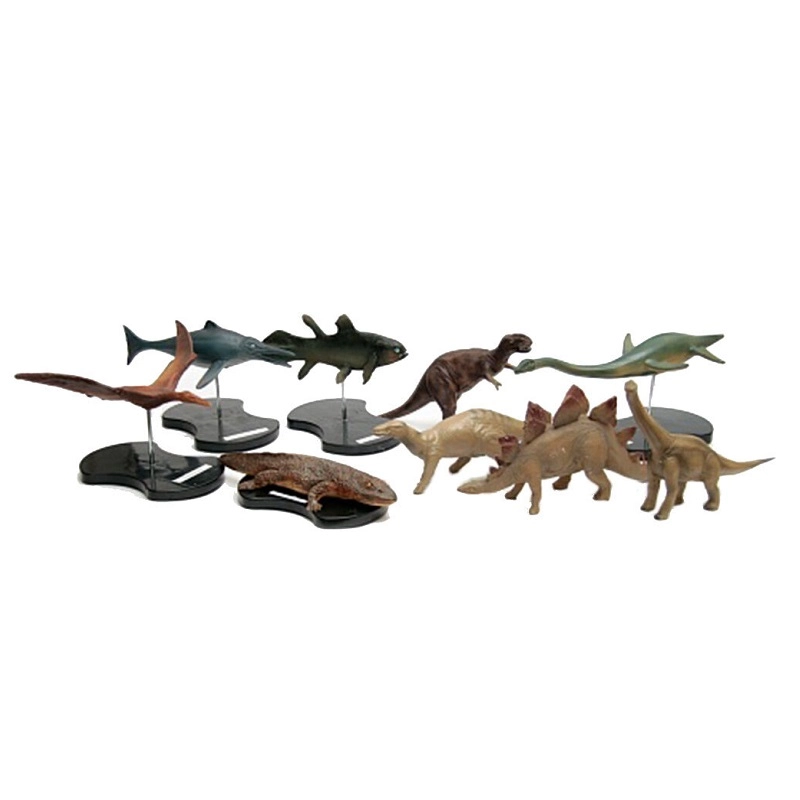 Коллекция ископаемых животных — 9 фигур