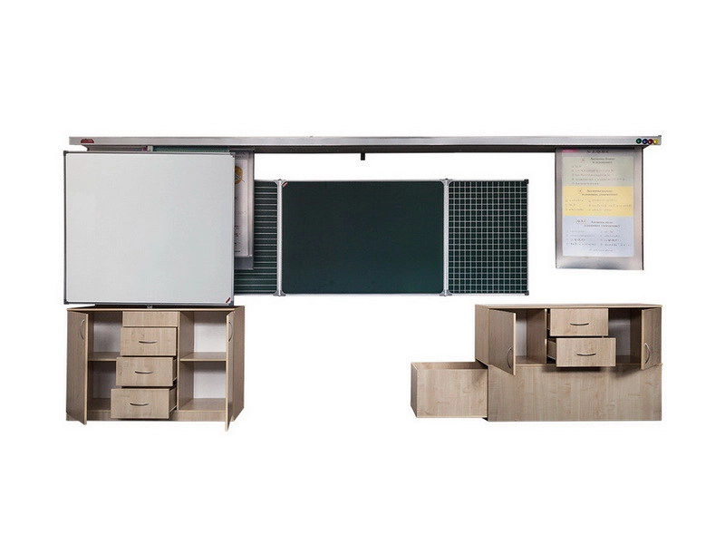 Алюминиевый карниз-картотека 40 элементов