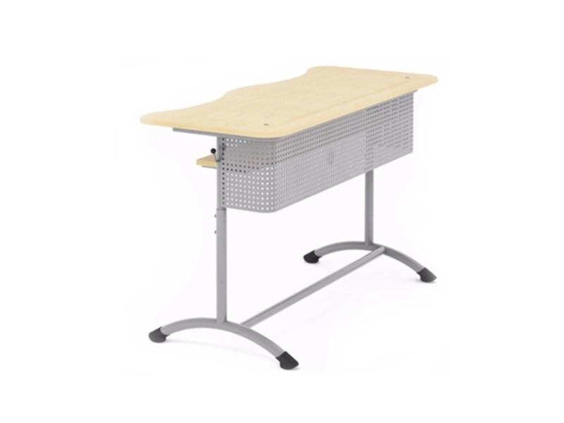 Школьная двухместная парта с ложементом — модель SLM-ЛТ-87