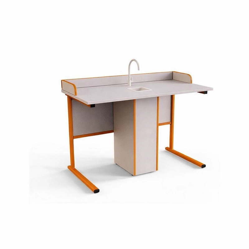 Ученический стол АЛКМ-Лаб21 с ЛДСП бортом