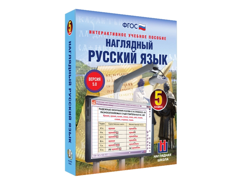 Интерактив по русскому языку — 5 класс (Наглядный)