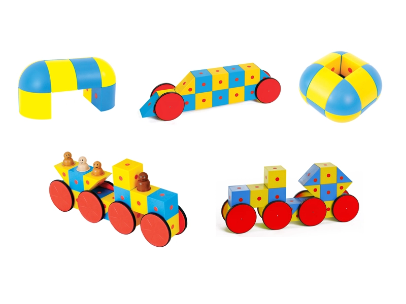 Магнитный конструктор Полидрон 3D для группы (68 шт.)