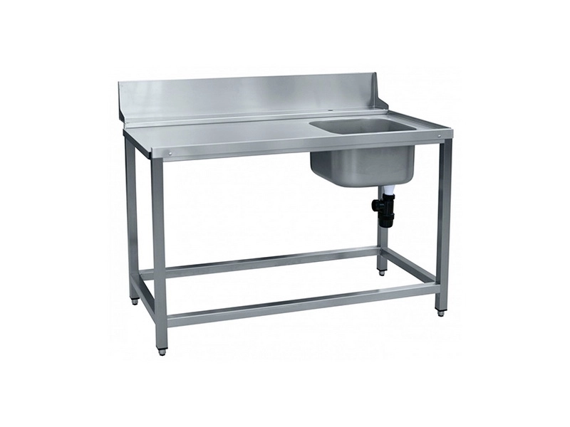 Предмоечный стол с душем, регулируемый