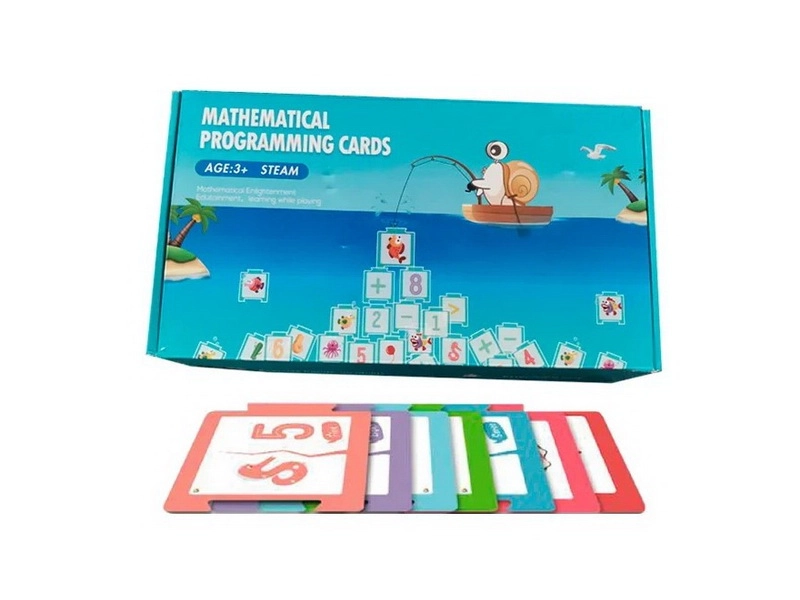 Доп. комплект Qobo «Арифметика» — 30 учебных карточек