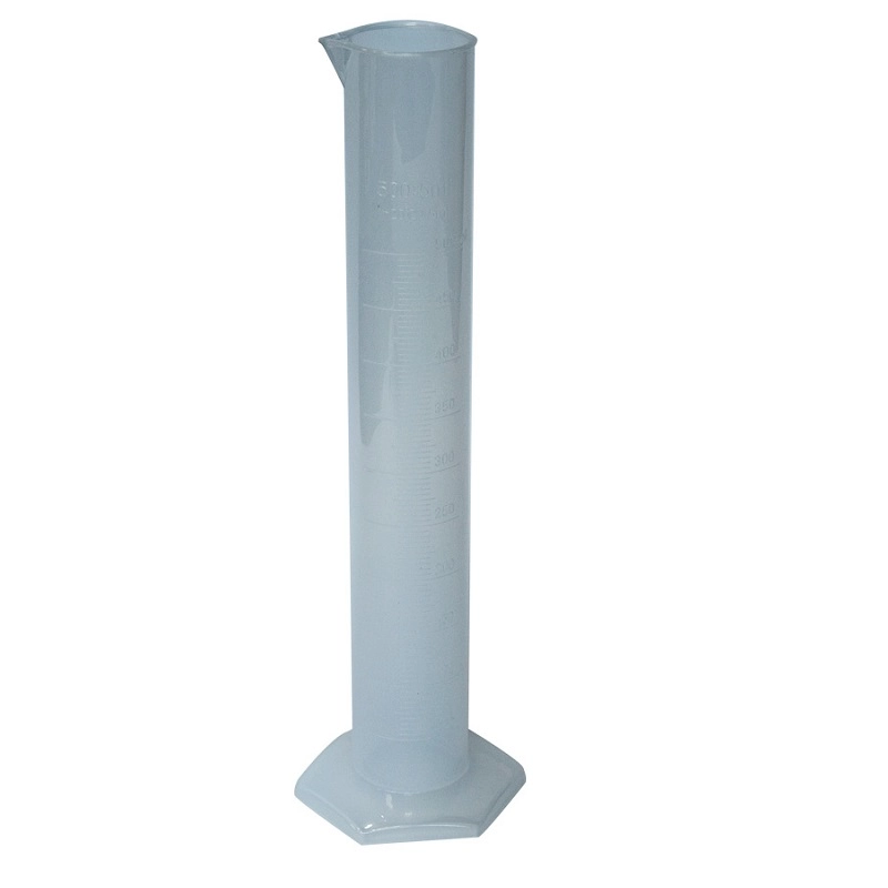 Цилиндр мерный 0.5 л, прозрачный полипропилен