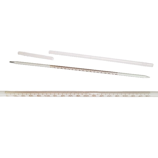 Лабораторный стеклянный термометр 0–360 °C