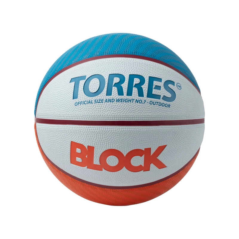 Мяч баскетбольный Torres Block — размер 7