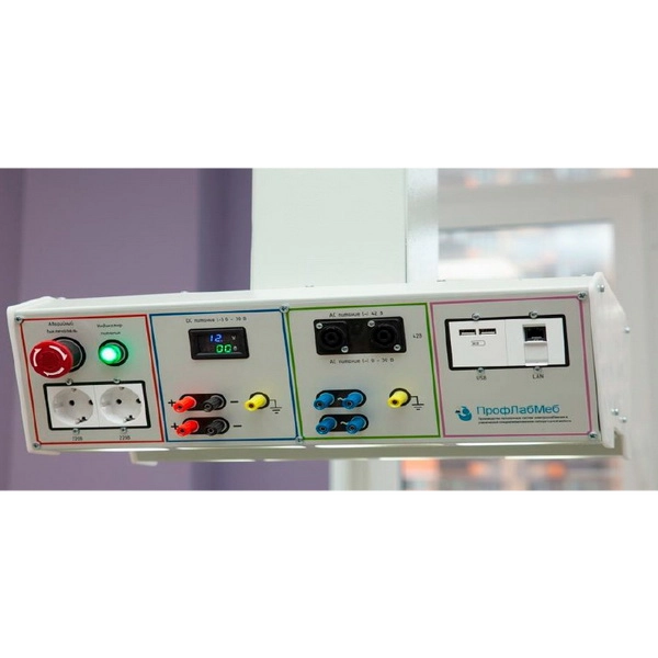 Набор электропитания ПЛМ-ПМ-А4 — 13+1 для учебной лаборатории