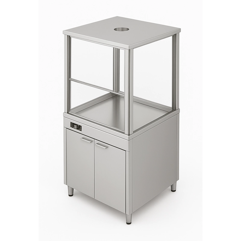 Шкаф вытяжной демонстрационный с электрическими розетками