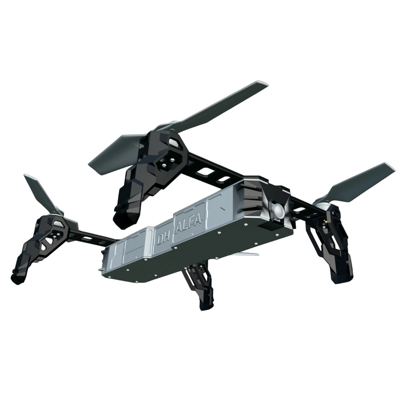 DH:ALFA — обучающий квадрокоптер‑набор 2‑в‑1