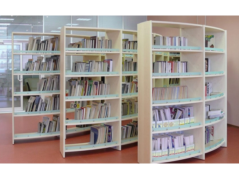 Стеллаж Волна 1-сторонний 6 полок 1000х292x2090 пристраиваемый сквозной