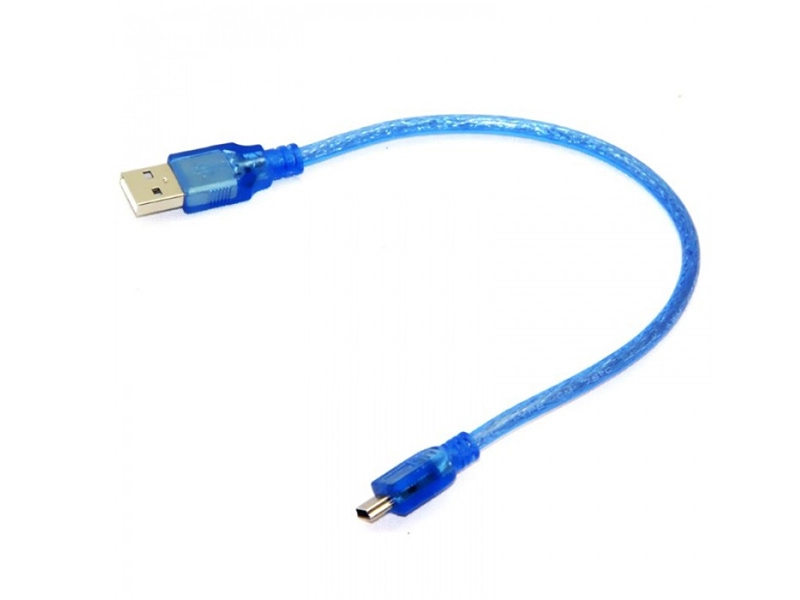 Экранированный дата-кабель miniUSB, ток 3A (РБШ-022)