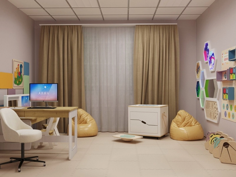Оснащение кабинета логопеда, площадь 16 кв.м