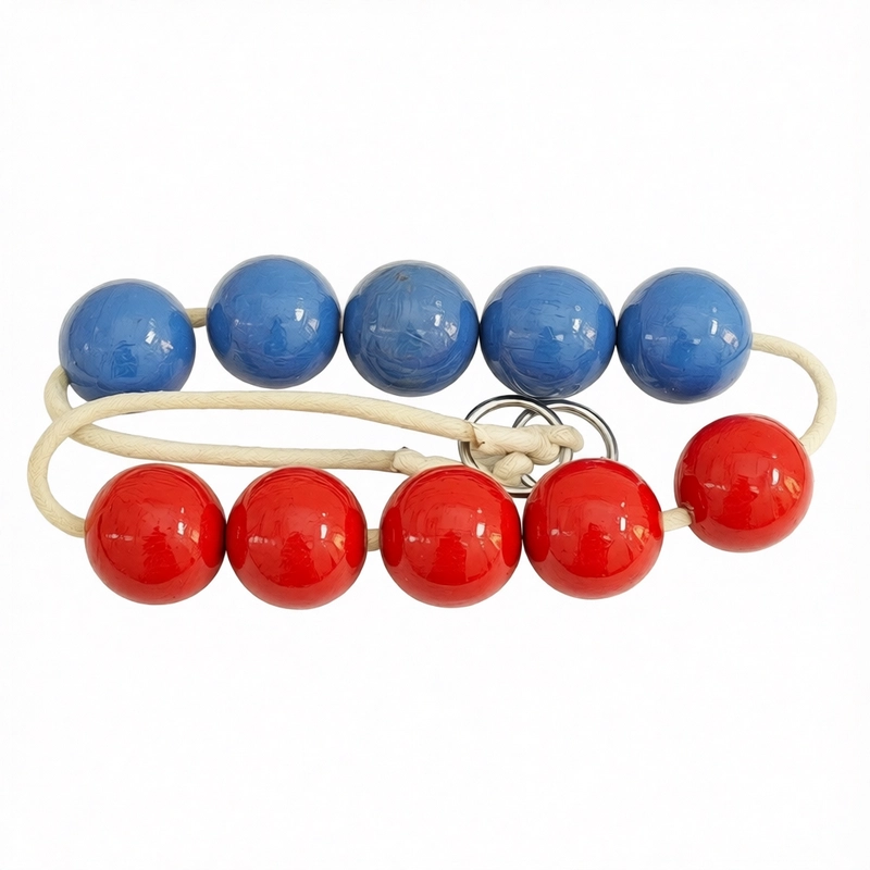 Обучающие бусы 1–10 на прочной верёвке