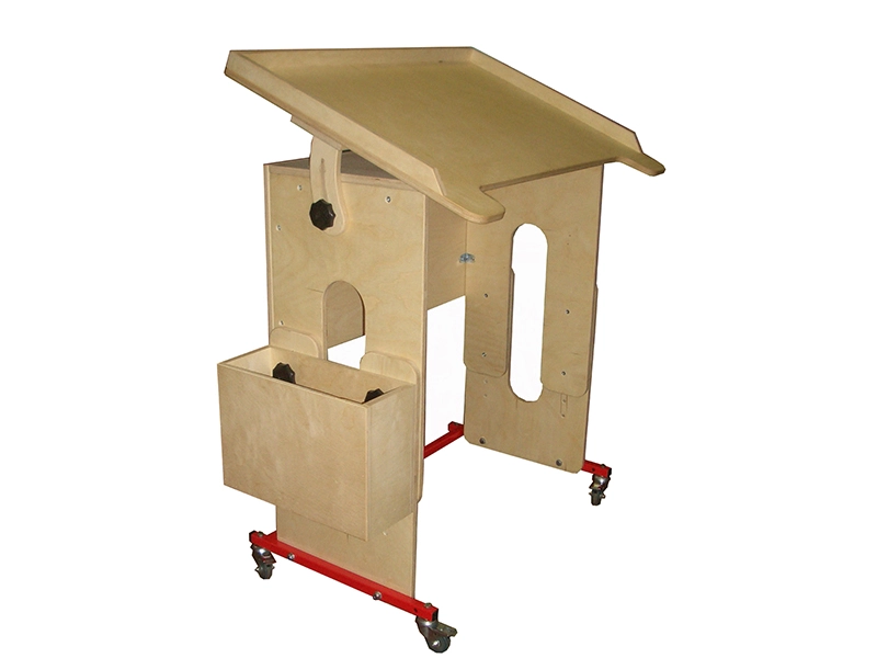 Парта-стол на колёсах с регулировкой наклона