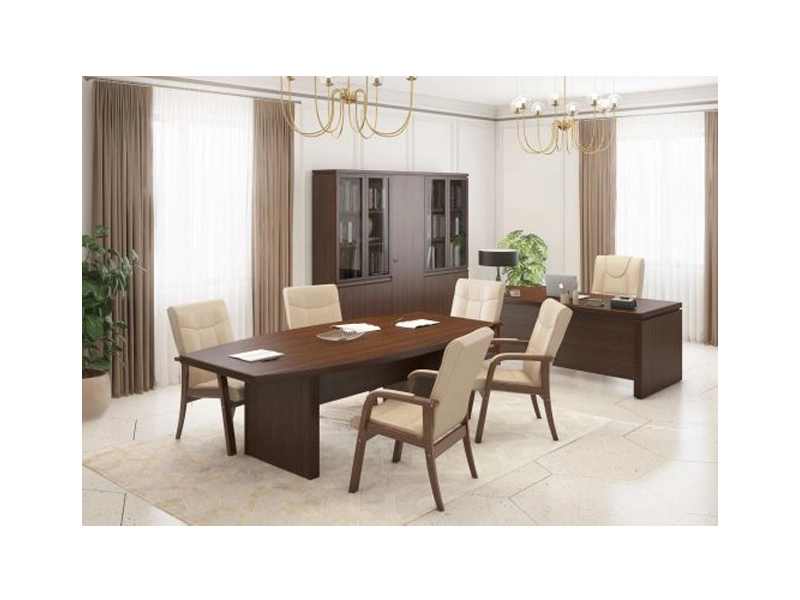 Кабинетный комплект Mark — тёмная отделка