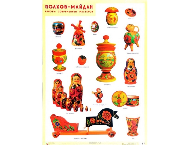 Плакат Полхов-Майдан 50x70 см