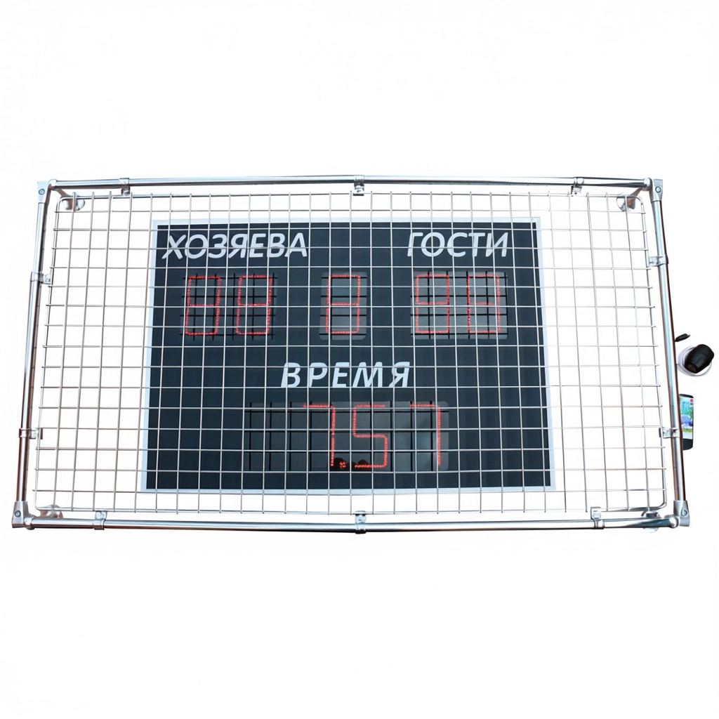 Игровое электронное табло с защитным экраном