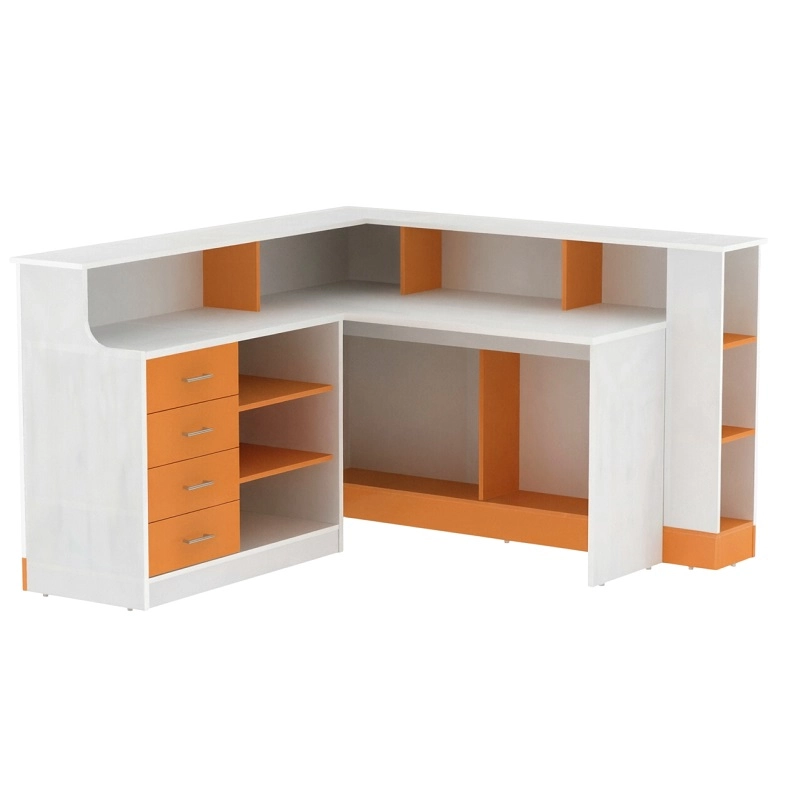 Кафедра 1600х1700х1000 мм (оранжевый/белый)