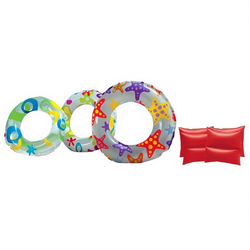 Детские нарукавники и круг для плавания 3–6 лет