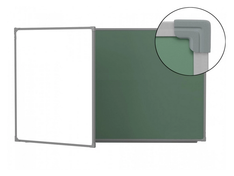 Настенная комбинированная доска 100×225 см (створка справа)