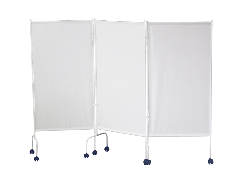 Медицинская ширма на колесах — 3 секции