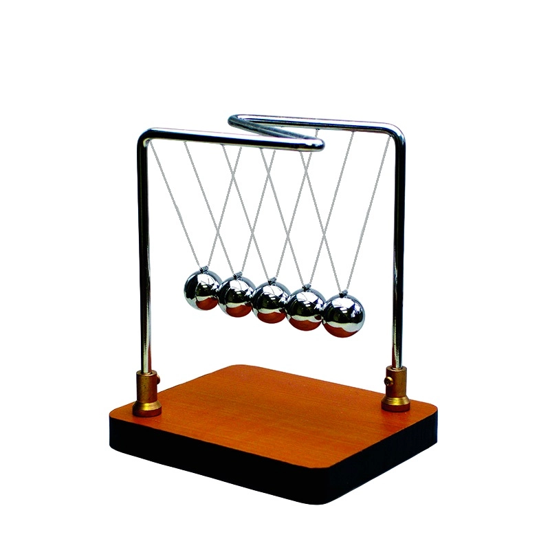 Прибор для демонстрации закона импульса — 5 подвешенных шаров