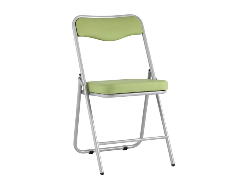 Складной стул экокожа, каркас металлик