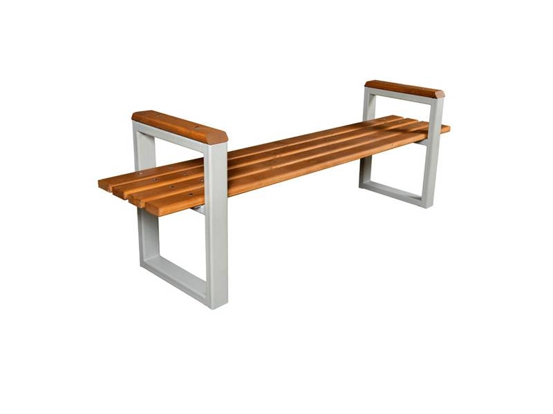 Лавка МФ1.151 — без спинки, с подлокотниками