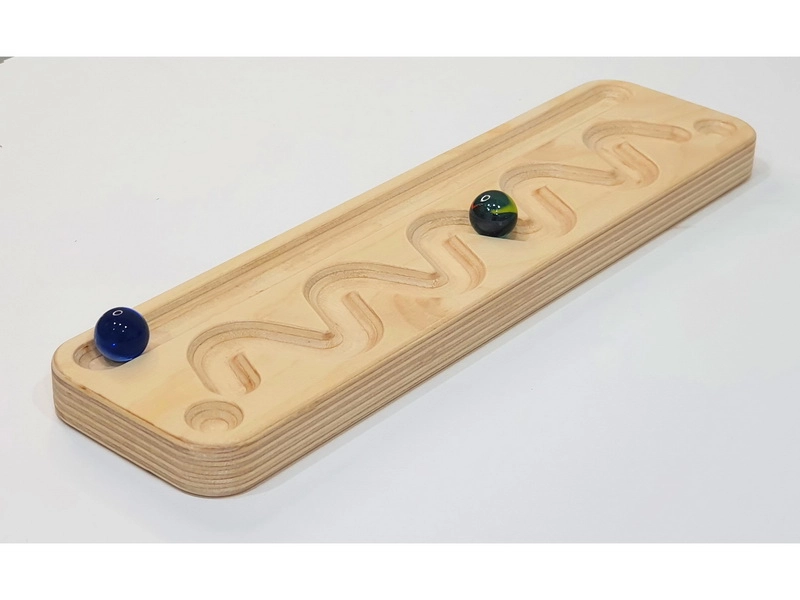 Деревянный дыхательный тренажер «Зигзаг»