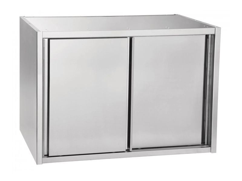 Настенная полка-купе ПНК-1, нержавеющая сталь — 800х400х700 мм