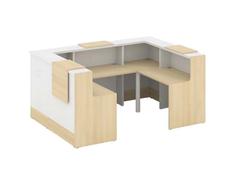 Кафедра для выдачи книг Style вариант №2, Акация Лорка/Белый