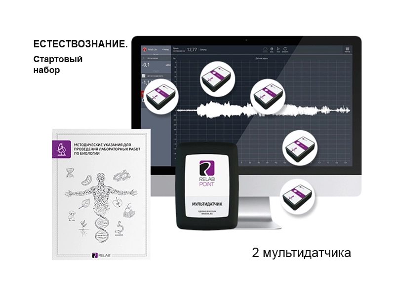 Цифровая лаборатория Releon — набор мультидатчиков для уроков