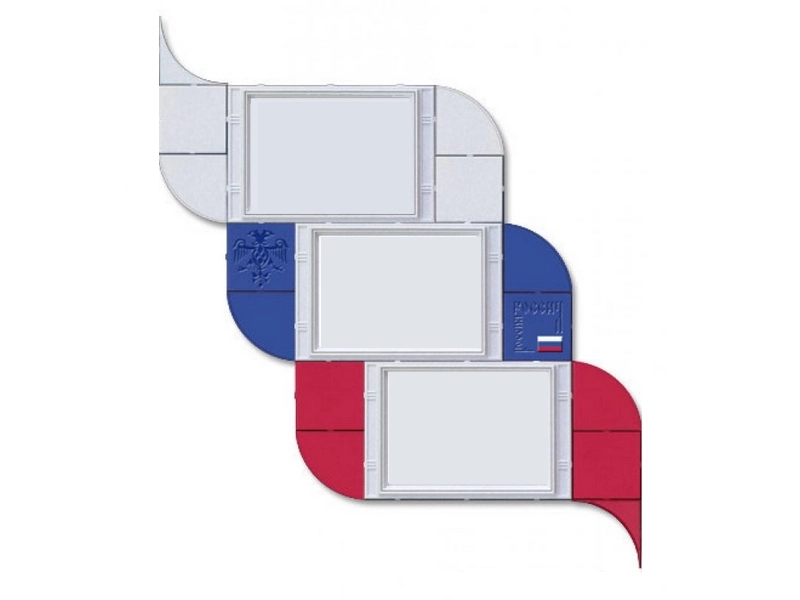 Информационный стенд «Триколор» 90×100×2 см