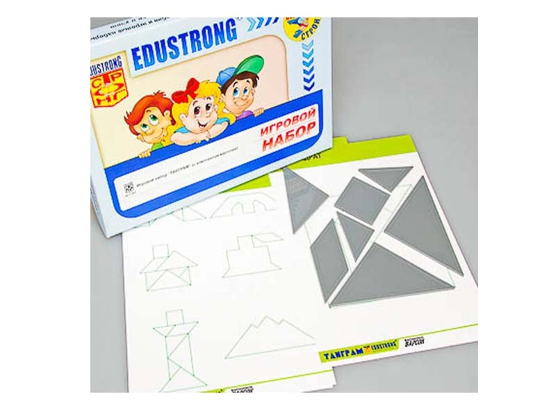 Игровой Танграм для детей от 3 лет с комплектом схем