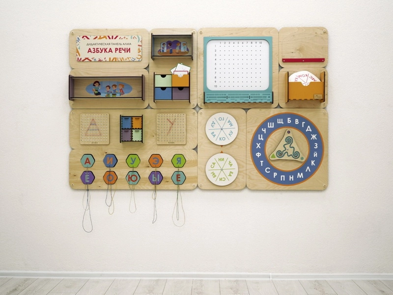 Настенная панель логопедическая «Азбука речи»