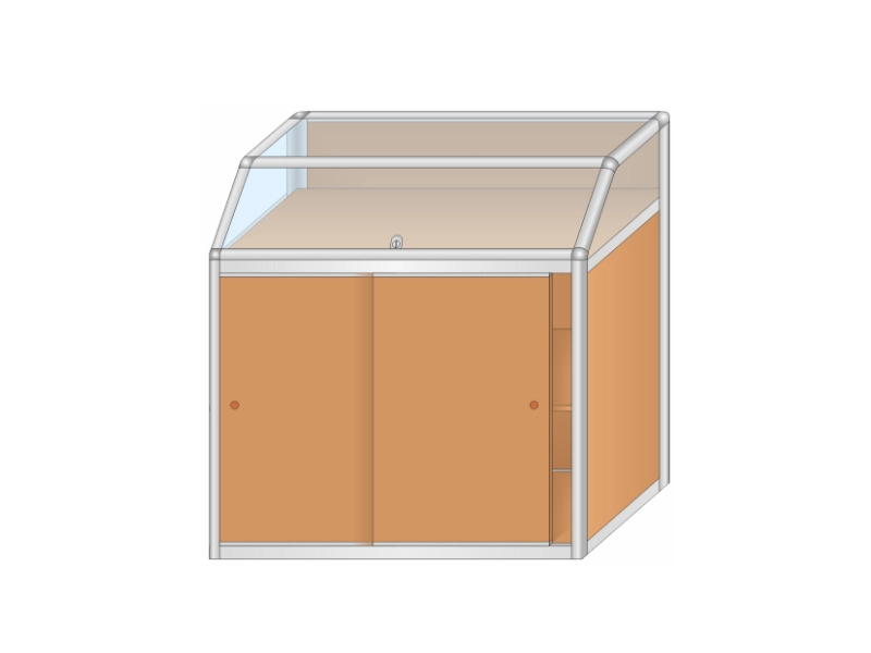 Музейная витрина АНД-В-5 (наклонная)