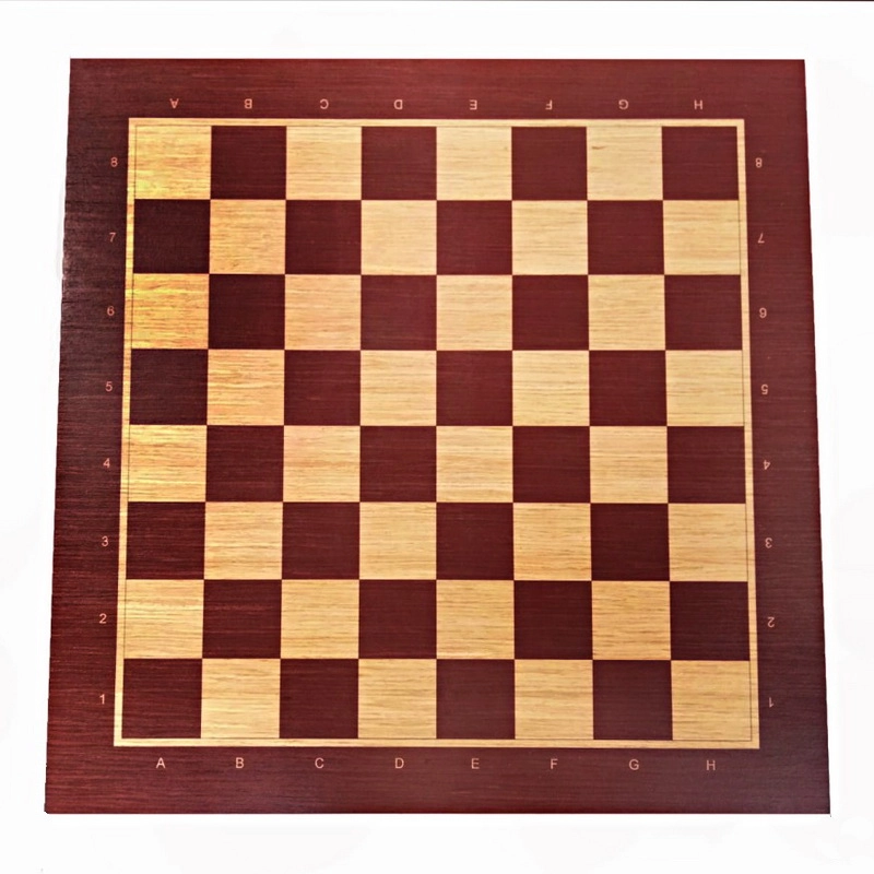 Доска шахматная цельная (Махагон) 50см