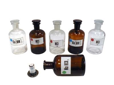 Лабораторный набор склянок 250 мл, 20 шт.