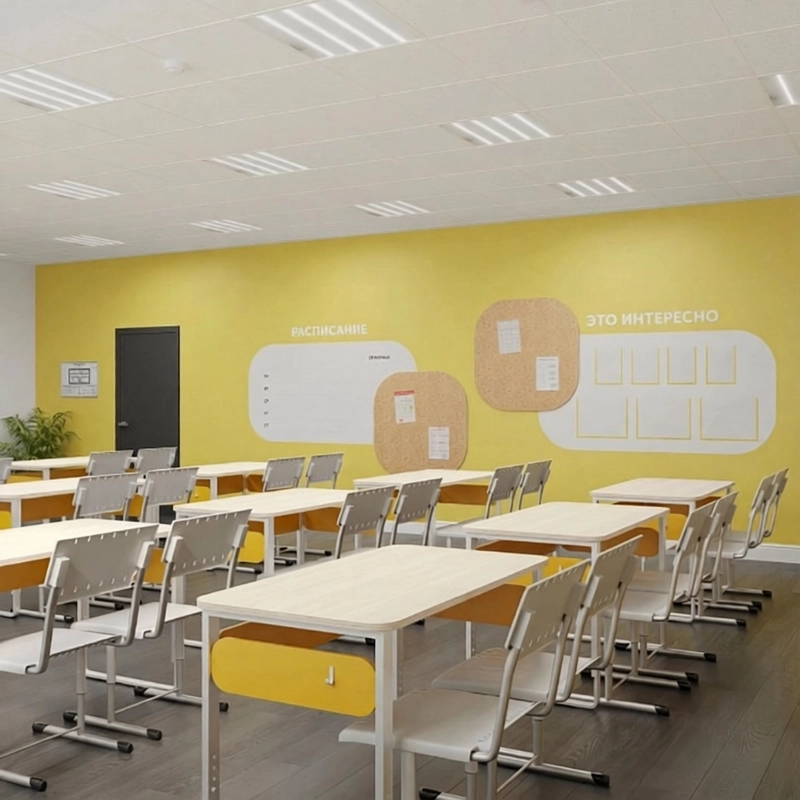 Полная комплектация кабинета мебелью