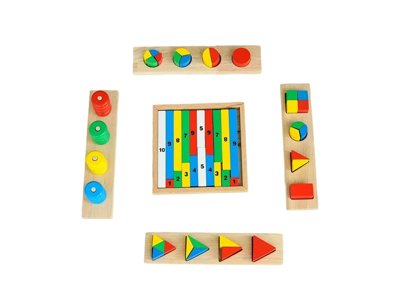 Игровой комплект Монтессори — 14 модулей