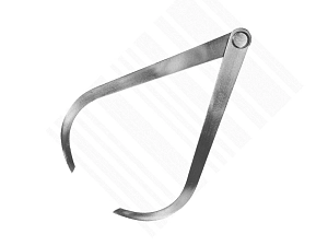 Кронциркуль для внешних измерений 120×65×9 мм