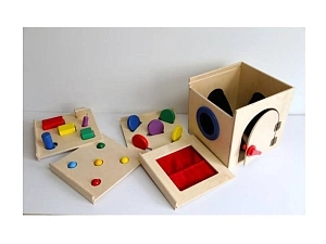 Модуль-сортер тактильный 300 мм с замочками